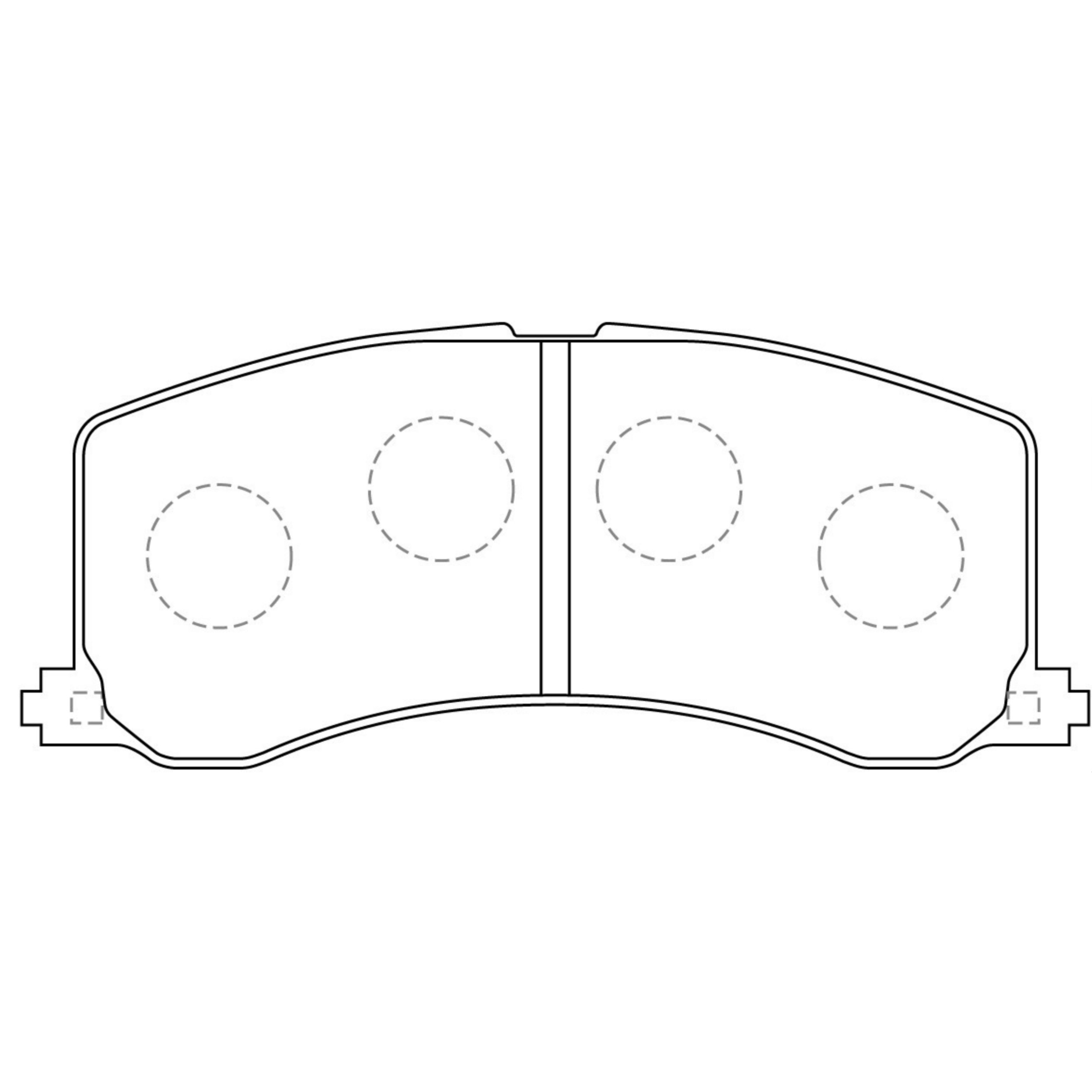 High Performance Factory Auto Parts Brake Pads (Pastillas De Freno) OEM Disc D677/wva 23400 Is Front Axle Brake for SUZUKI